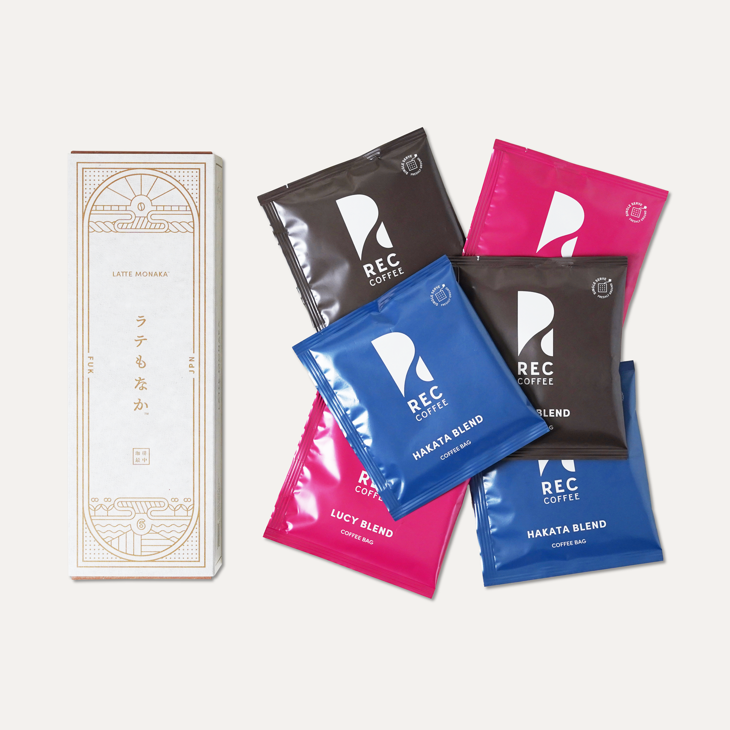 Latte Monaka & Coffee Bag Gift Set (6 Bags)