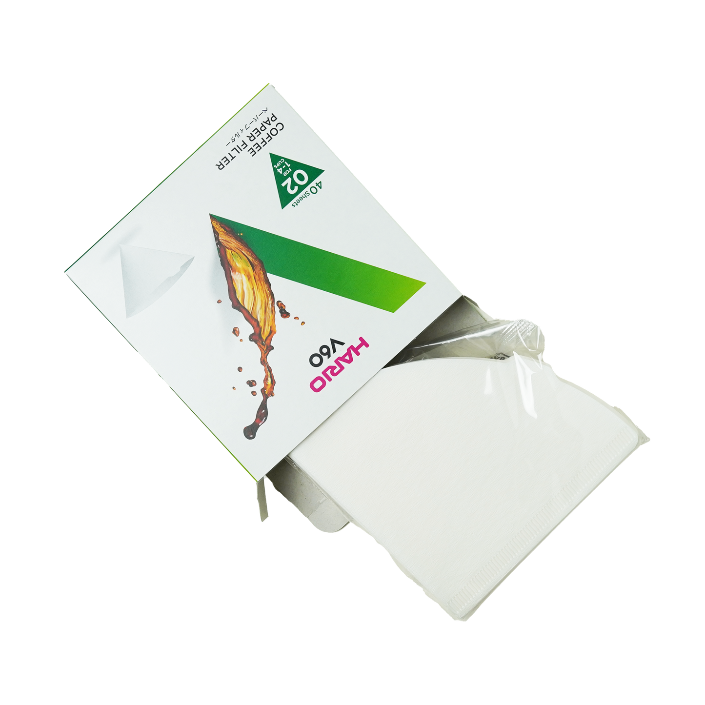 V60 Paper Filters Size 02 – Pack of 40 / HARIO